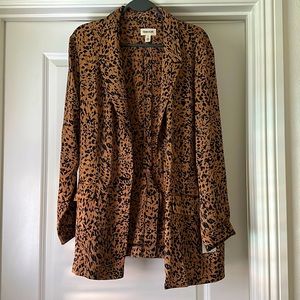 Open Edit Satin Blazer